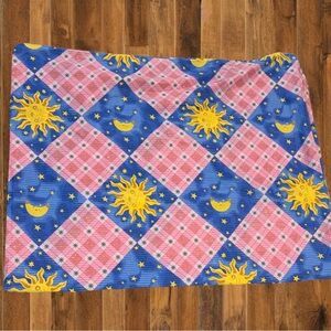 Vintage Celestial Duvet Cover Double | Sun Moon Stars Cottagecore Y2K